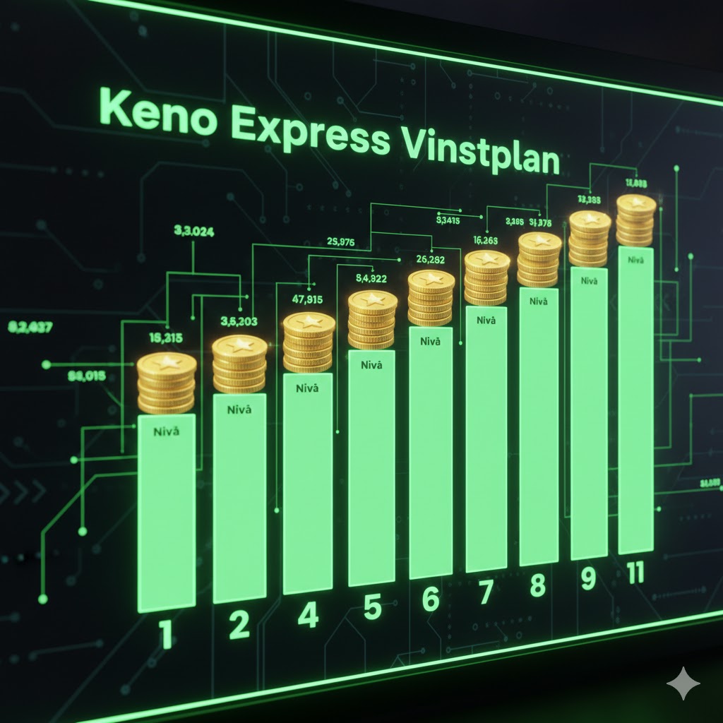 Keno Express – så fungerar spelet med dragningar var femte minut keno express vinsplan