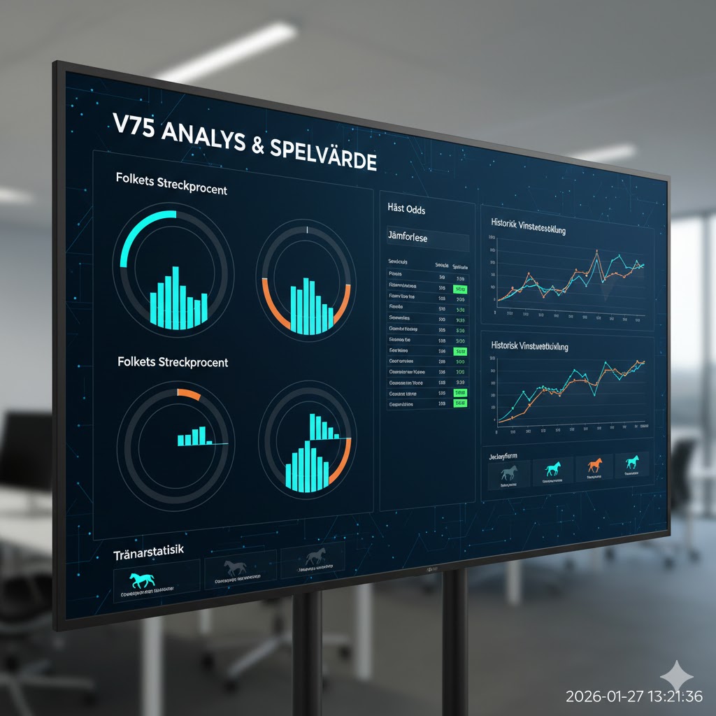 V75 Sverigetravet – guide till system, spikar och spelvärde v75 sverigetravet analys